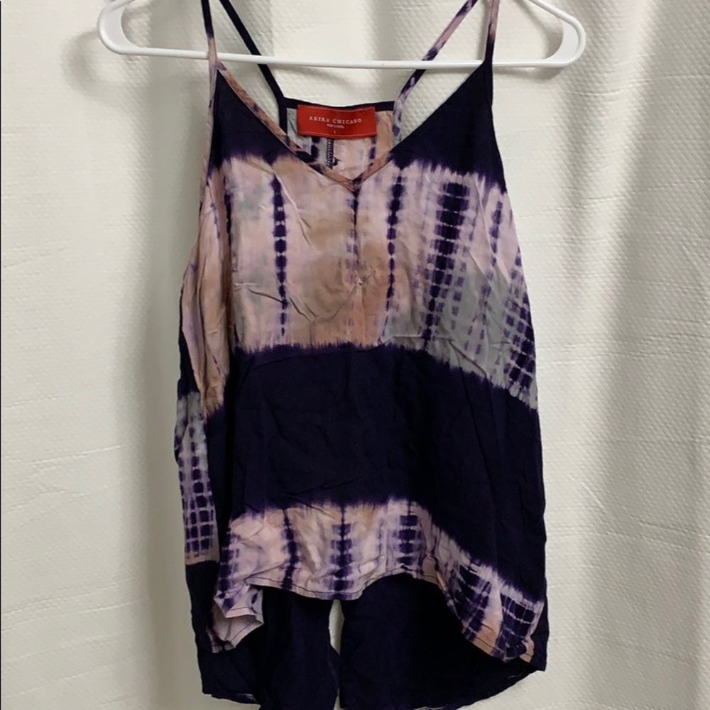 Akira Tie Dye Open Back Top